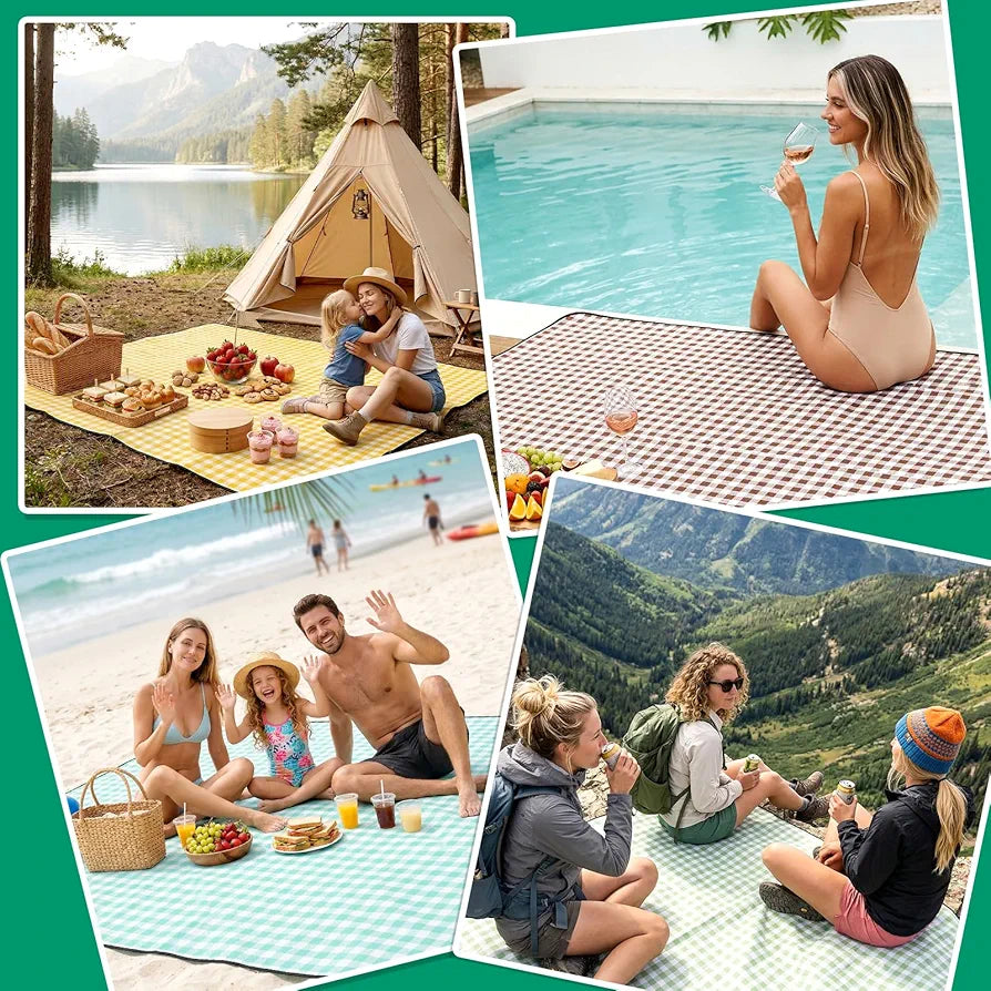 Waterproof Picnic Blanket Beach Outdoor Camping Mat Extra Large